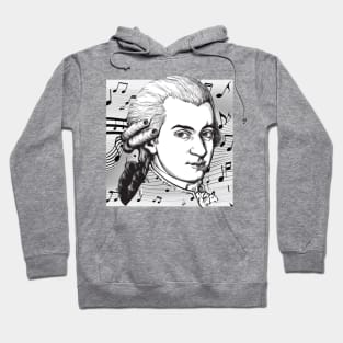 Wolfgang Amadeus Mozart Hoodie